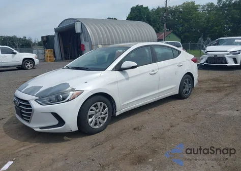 2017 Hyundai Elantra Se z USA, uszkodzony, nr VIN 5NPD74LF5HH162984